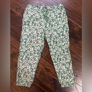 Toddler girls gap floral pants size 5t